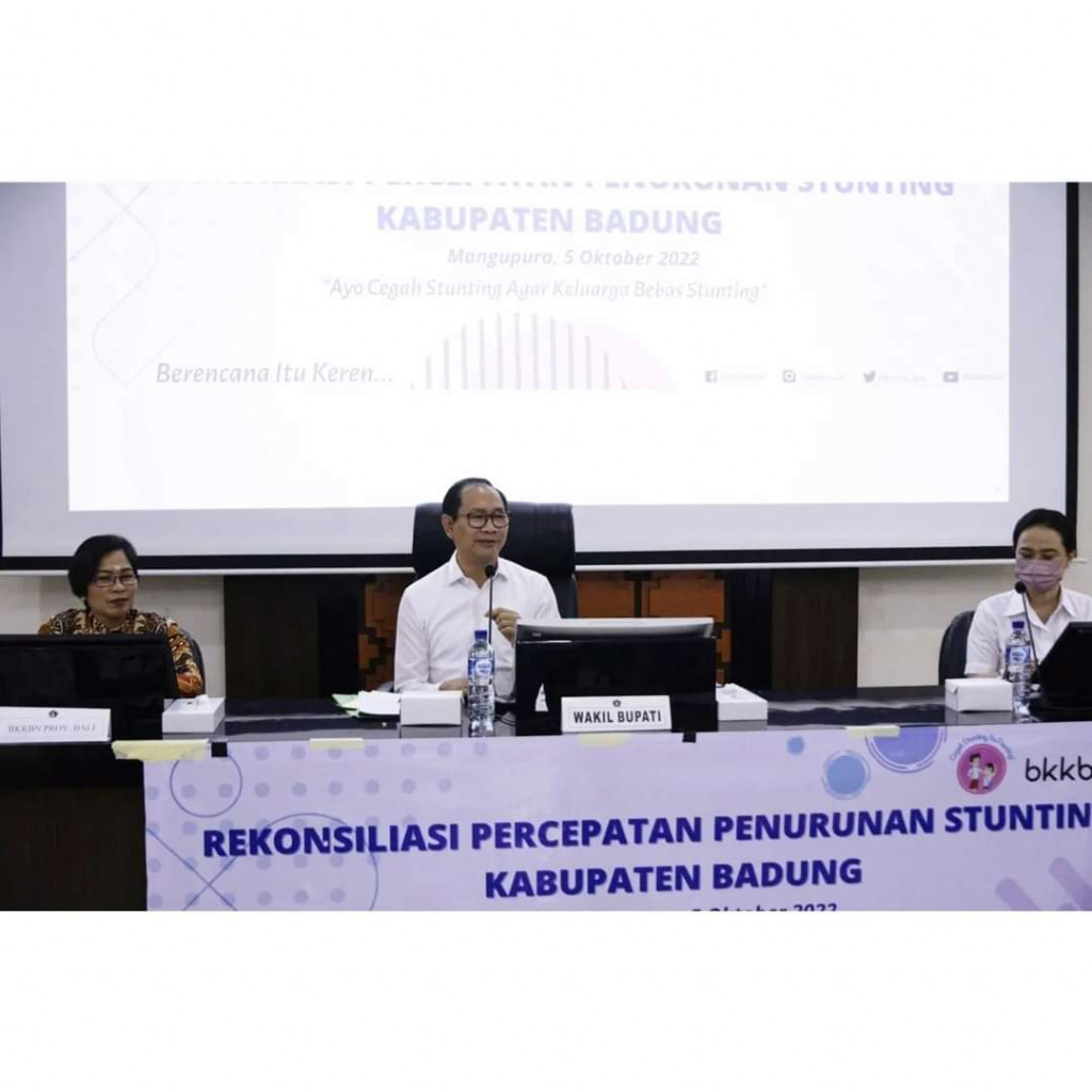 REKONSILIASI PERCEPATAN PENURUNAN STUNTING DI KABUPATEN BADUNG | Diskes ...