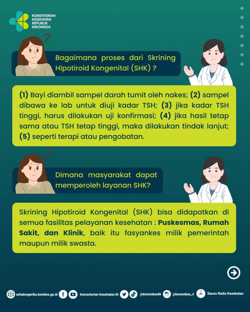 KETAHUI SEPUTAR SKRINING HIPOTIROD KONGENITAL (SHK) | Diskes Badung